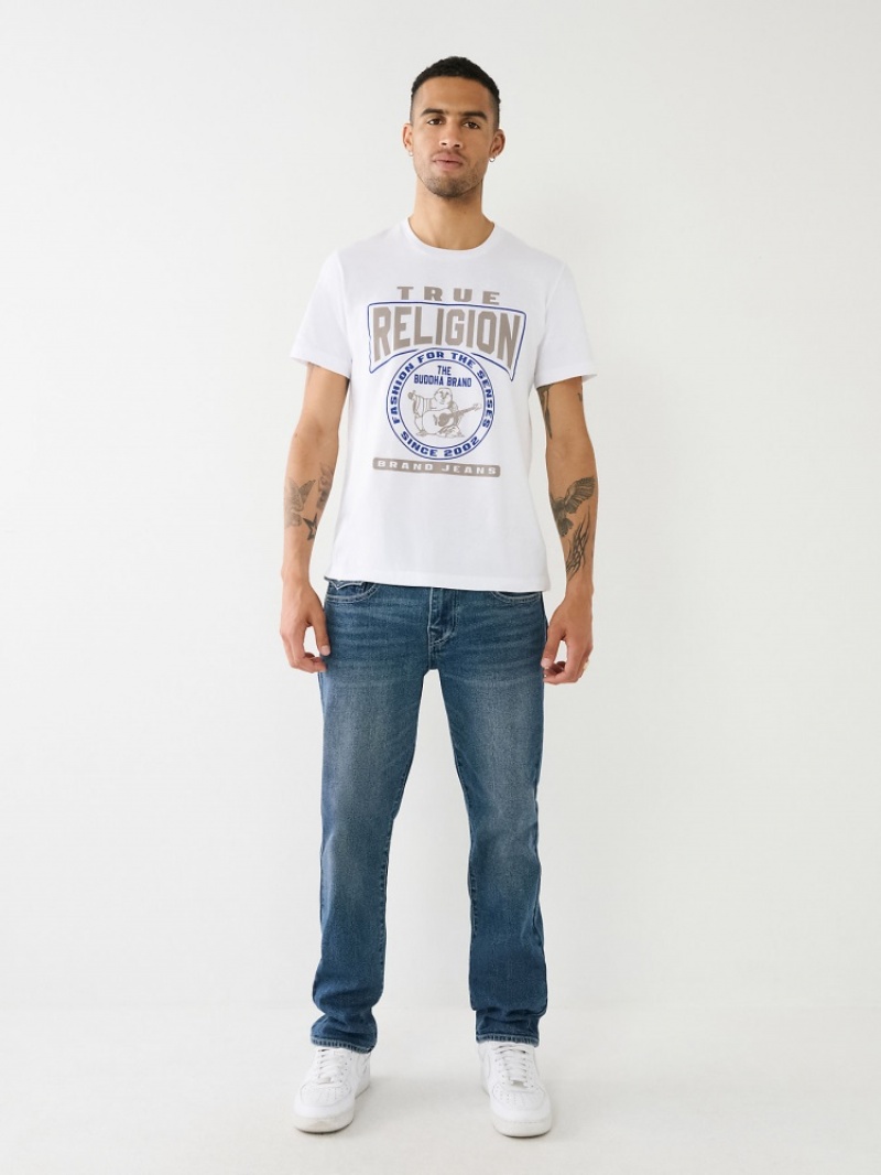 T Shirts True Religion Tr Buddha Logo Crew Neck Homme Beige | KMF-54396879