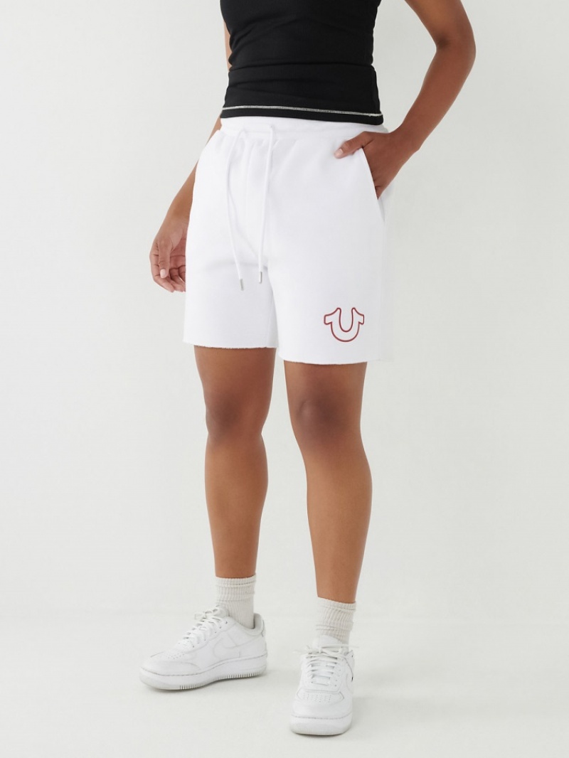 Short True Religion Logo Gym Femme Bleu Marine | FFF-20955658