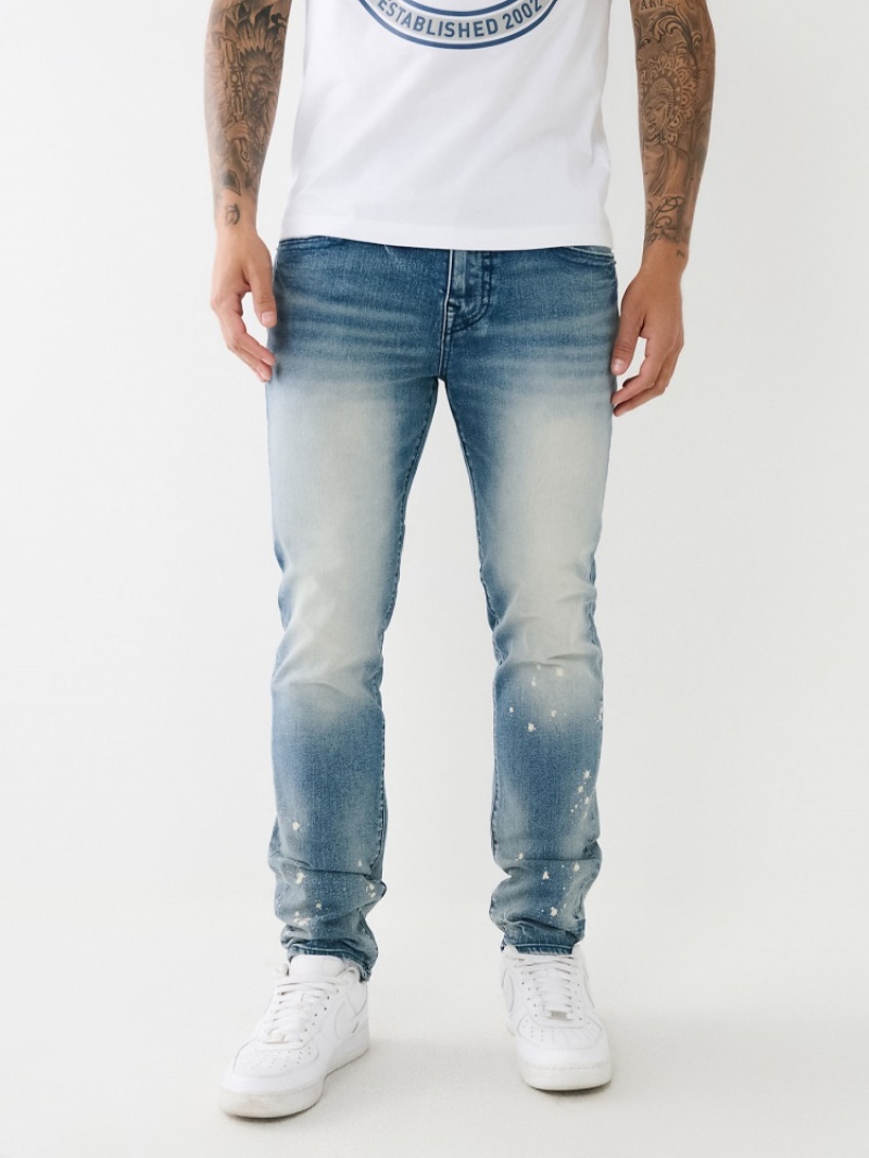 Flap Pocket Jeans True Religion Rocco Mince Jean Homme Jaune | ISO-66990908