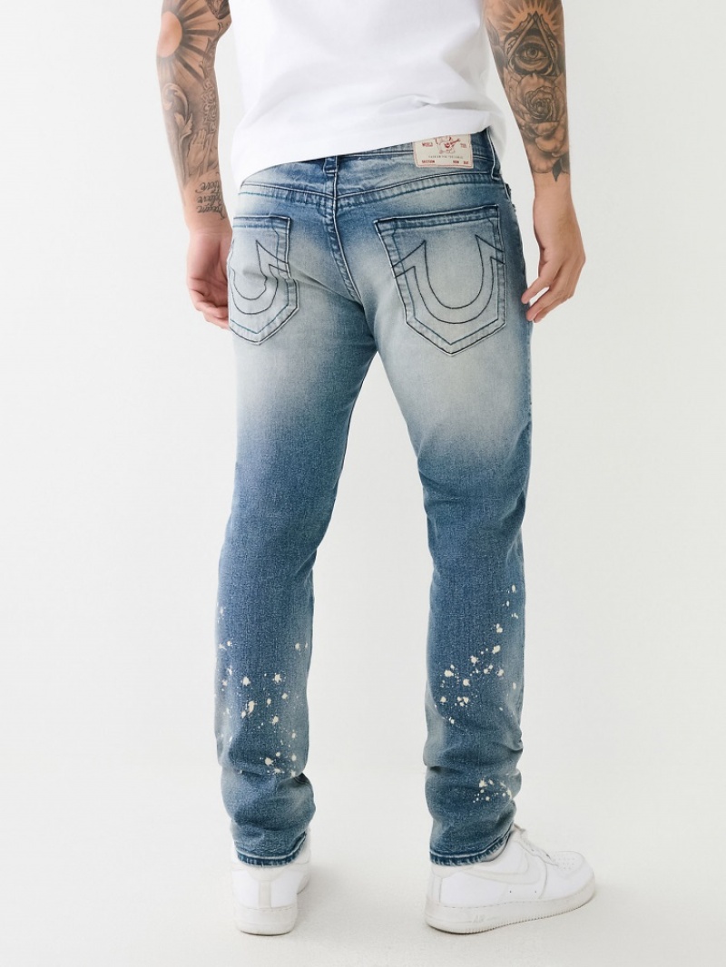 Flap Pocket Jeans True Religion Rocco Mince Jean Homme Jaune | ISO-66990908