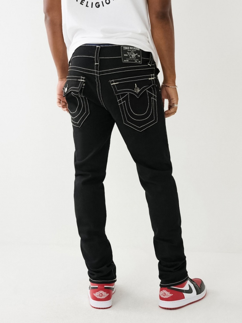 Flap Pocket Jeans True Religion Rocco Single Needle Flap Mince Jean Homme Kaki | SGF-22140820