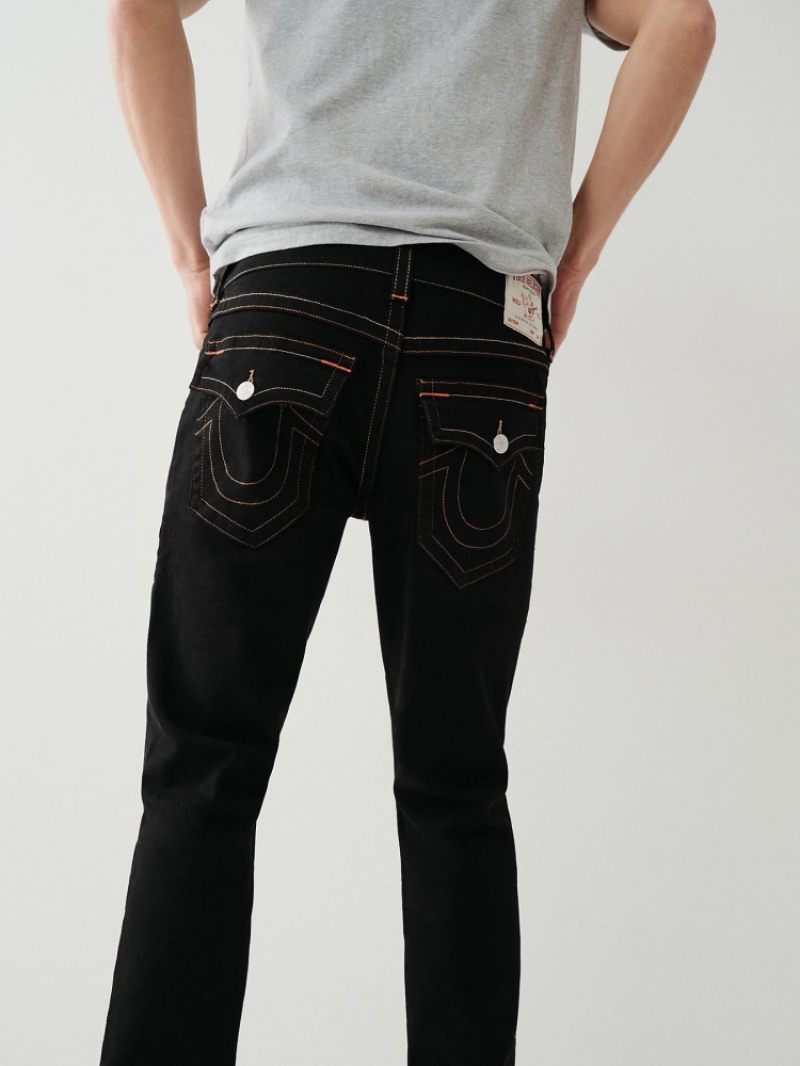 Flap Pocket Jeans True Religion Ricky Droit Jean Homme Bleu | GYP-80207608