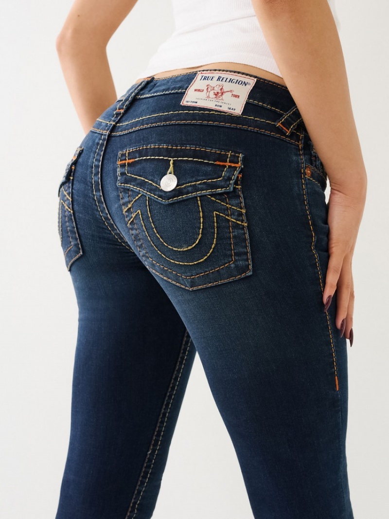 Originals True Religion Stella Big T Low Rise Mince Jean Femme Blanche Noir | TAF-81789312