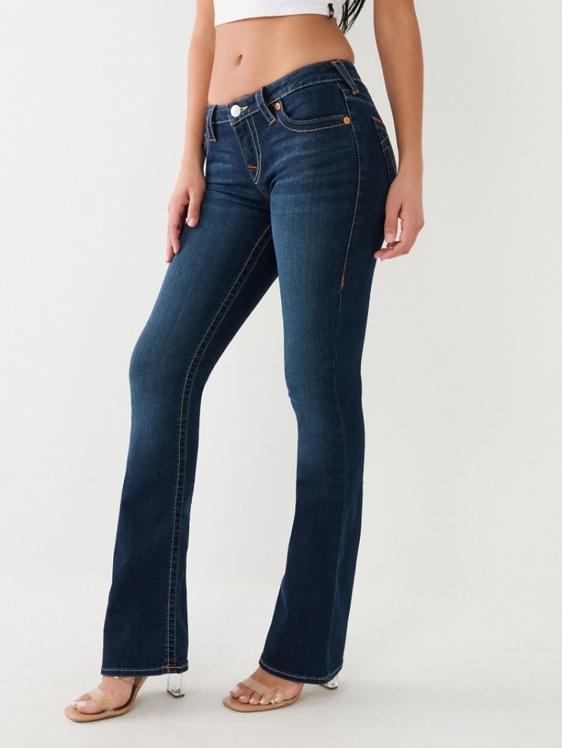 Originals True Religion Becca Bootcut Jean Femme Bleu Marine | XRW-00290185