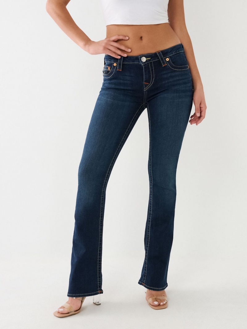 Originals True Religion Becca Bootcut Jean Femme Bleu Marine | XRW-00290185