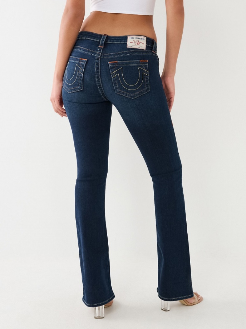 Originals True Religion Becca Bootcut Jean Femme Bleu Marine | XRW-00290185