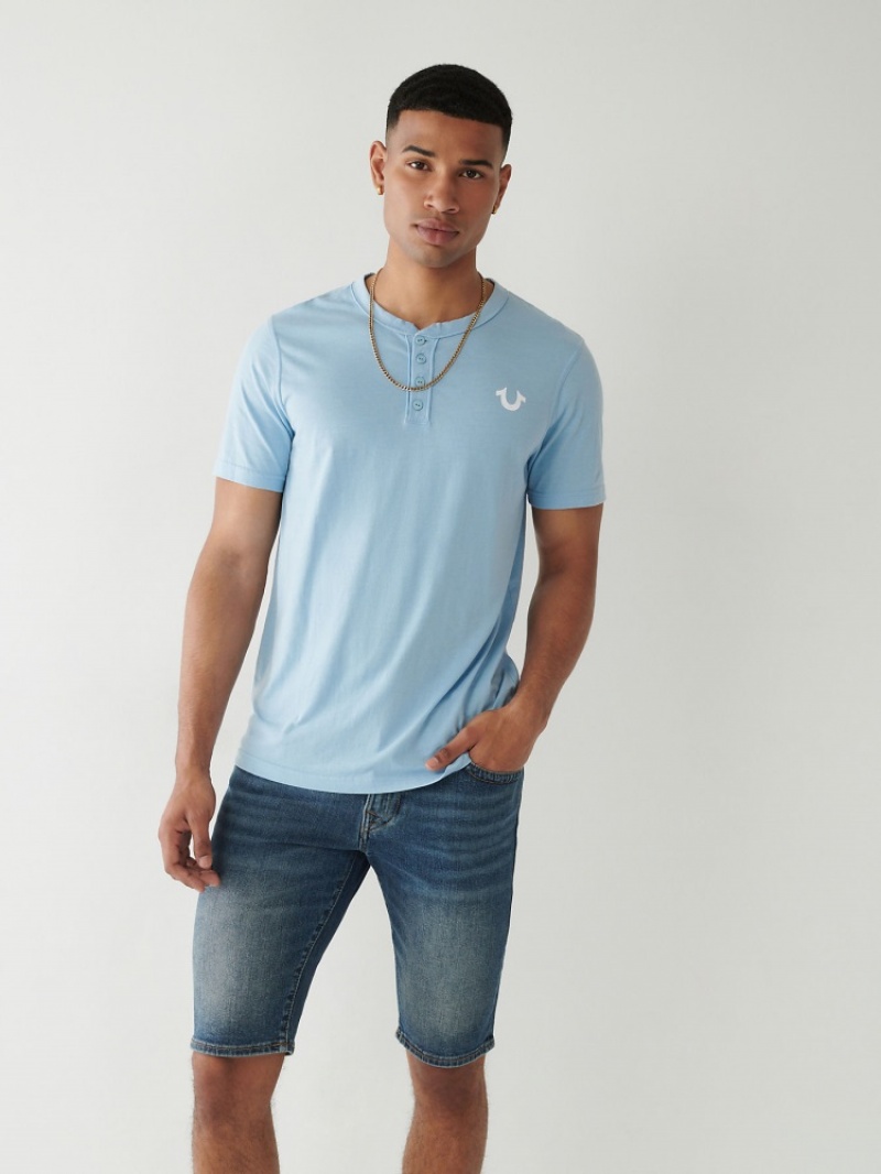 Chemises True Religion Henley Tee Homme Beige | OOJ-80425187