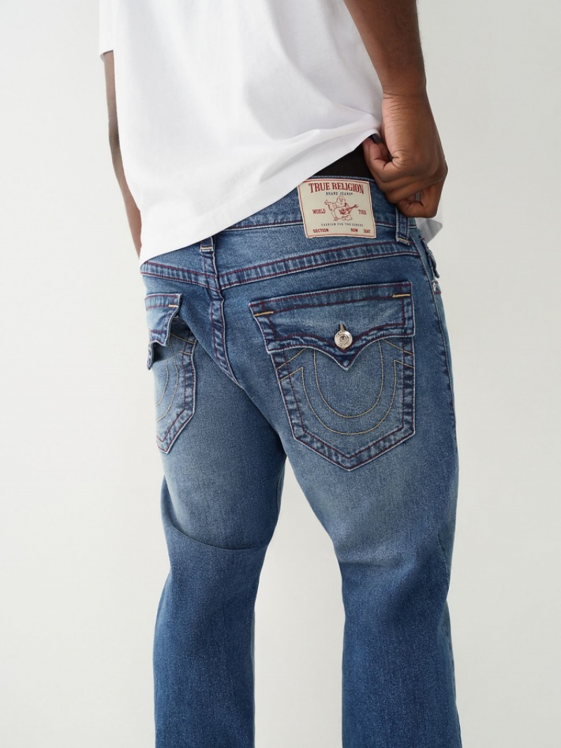 Flap Pocket Jeans True Religion Geno Slim Jean Homme Beige | ABG-60950931