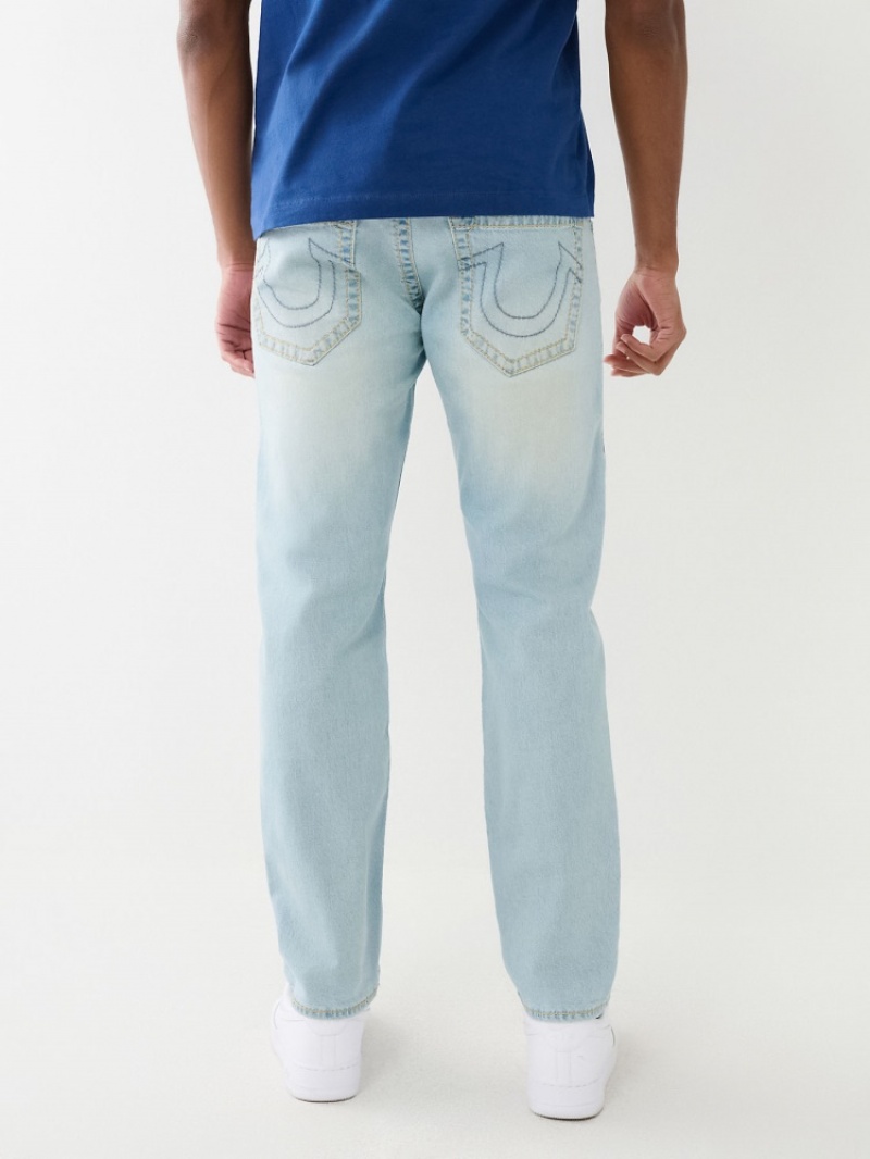 Flap Pocket Jeans True Religion Geno Big T Slim Jean Homme Blanche Bleu Marine | VBG-30376376