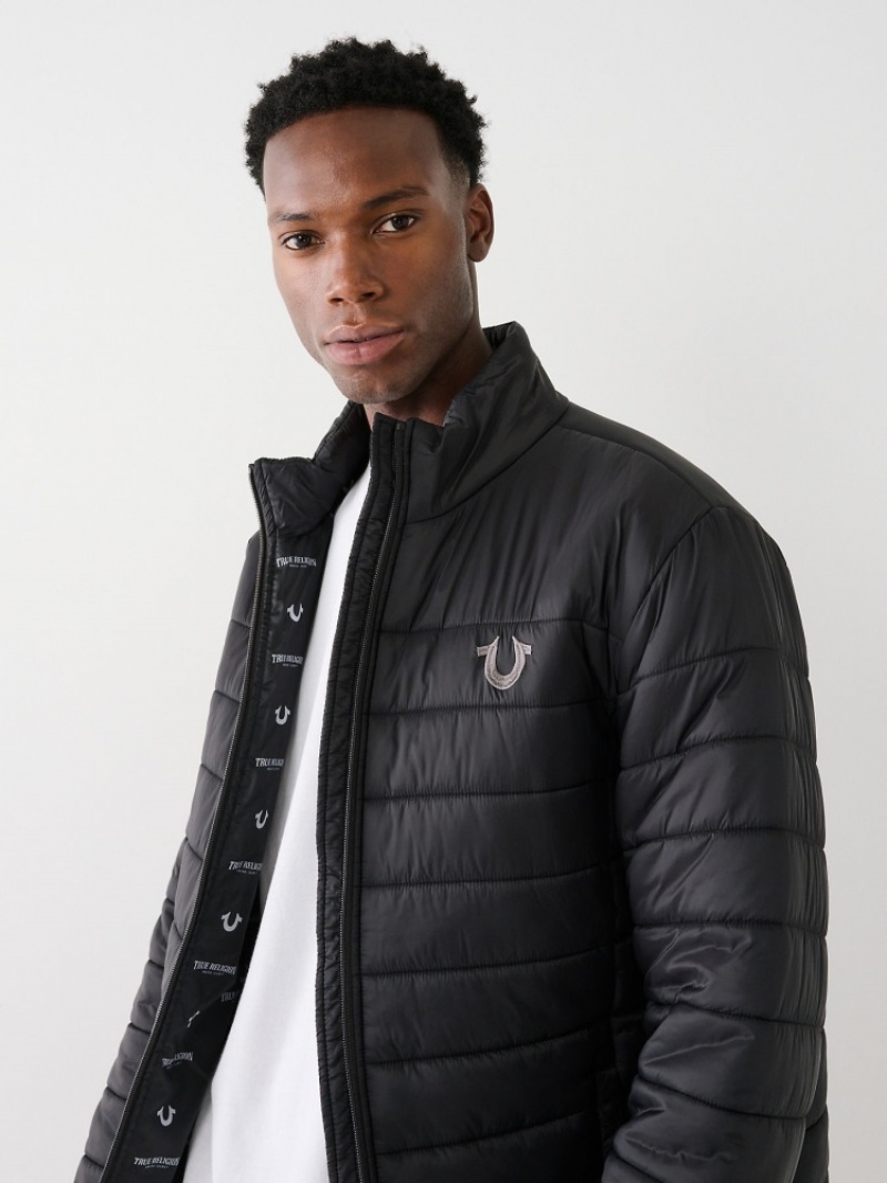 Veste Puffer True Religion Homme Bleu | XVC-69711744