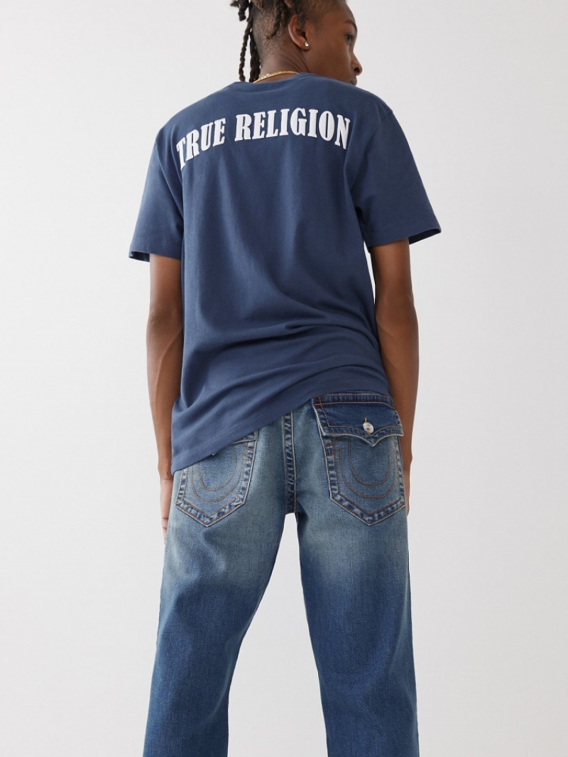 Originals True Religion Ricky Droit Jean Homme Noir | WLT-03962969