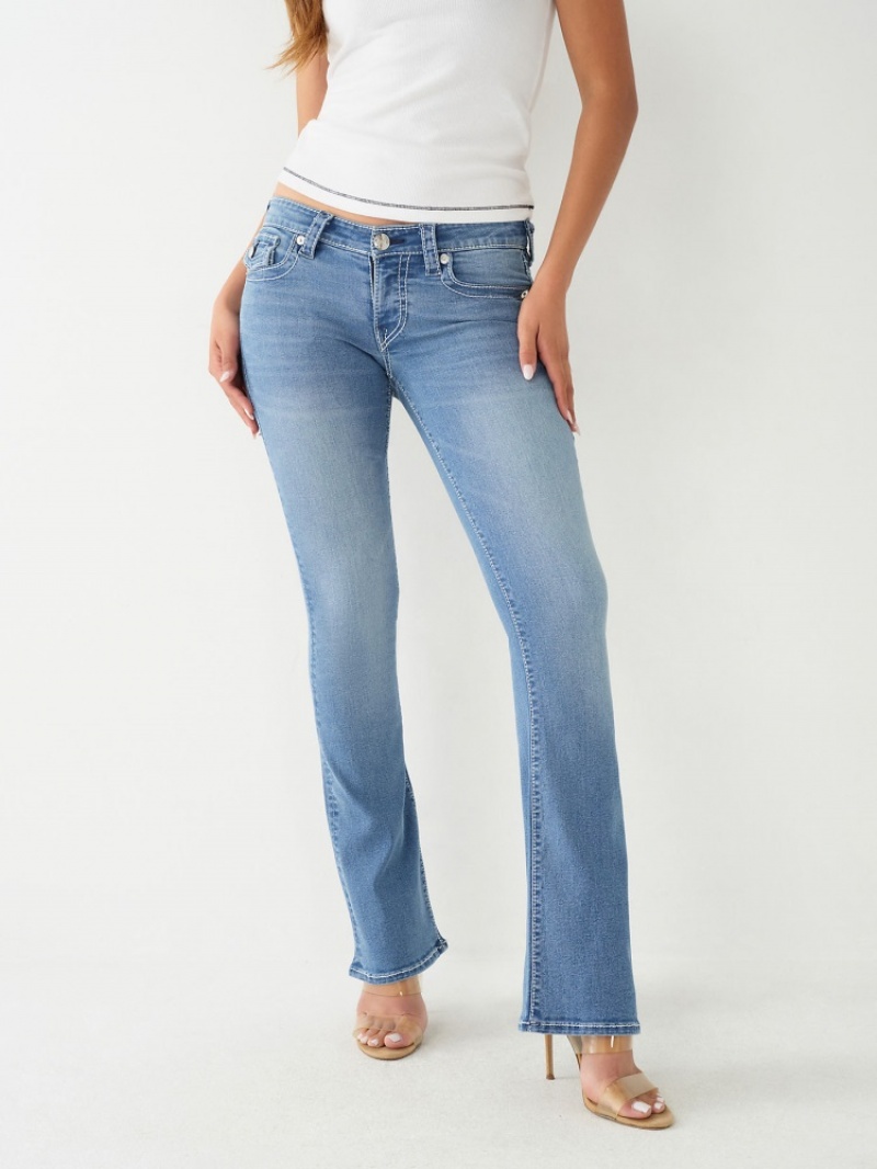 Big T & Super T Stitch True Religion Becca Low Rise Big T Bootcut Jean Femme Orange Rose | QNW-72156041