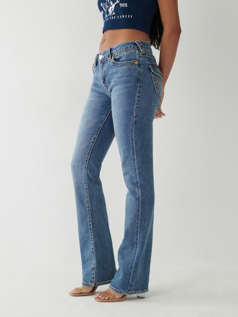 Big T & Super T Stitch True Religion Becca Big T Stitch Bootcut Jean Femme Kaki | CVD-22312391