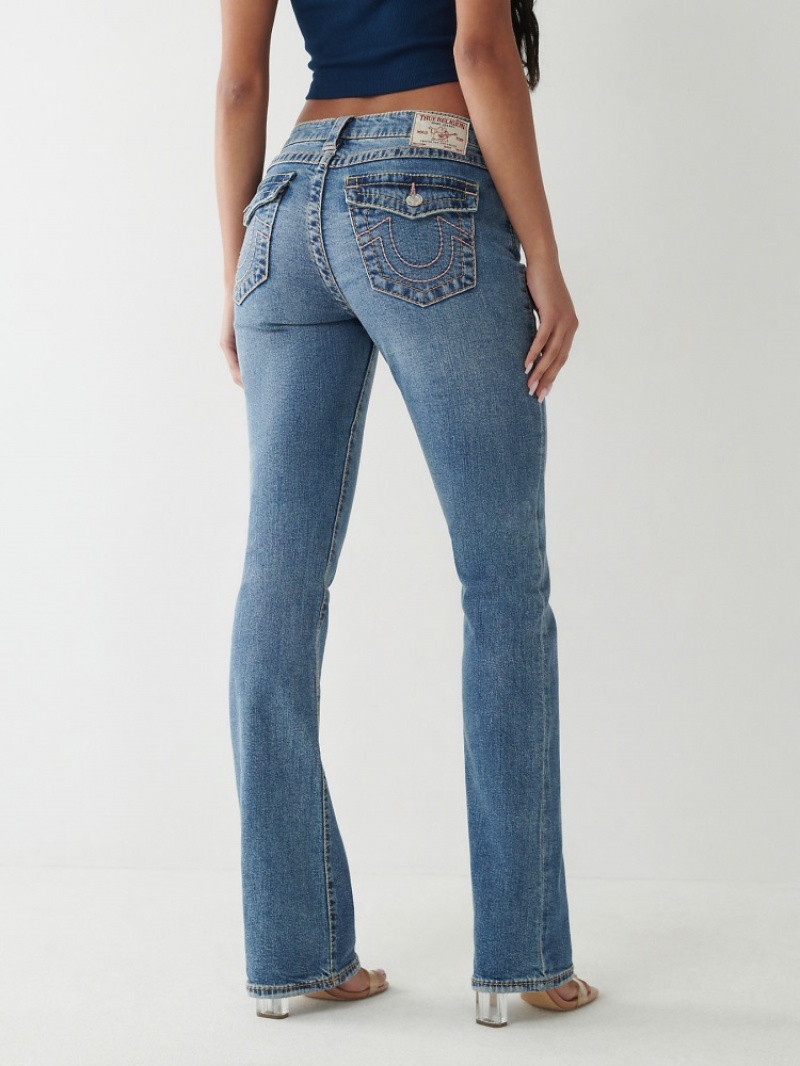 Big T & Super T Stitch True Religion Becca Big T Stitch Bootcut Jean Femme Kaki | CVD-22312391