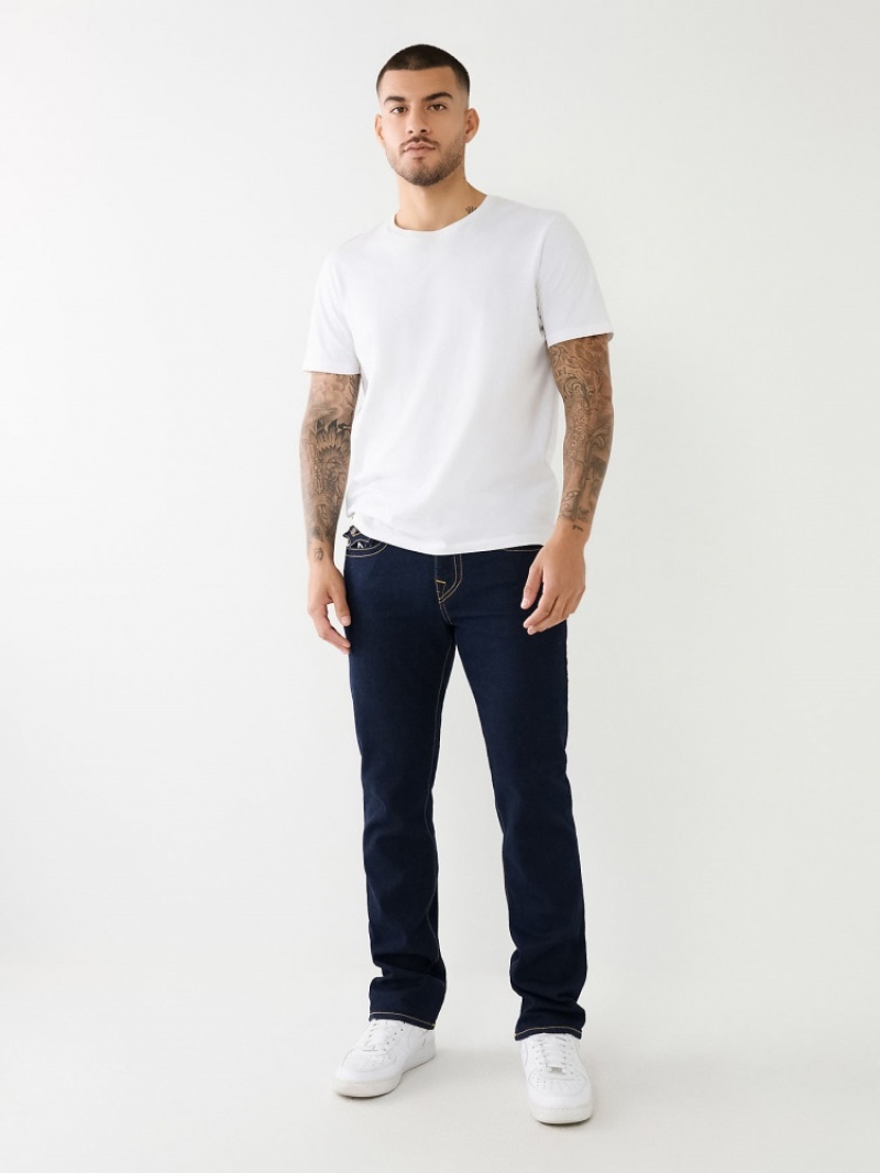 Straight Leg Jeans True Religion Ricky Lurex Homme Bleu | NGE-39154367