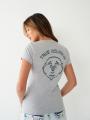 T Shirts True Religion Buddha Logo V Femme Beige | OYQ-18927661