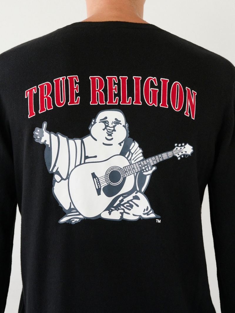 Sweat a Capuche True Religion Buddha Logo Pull Homme Kaki | JPL-19170766