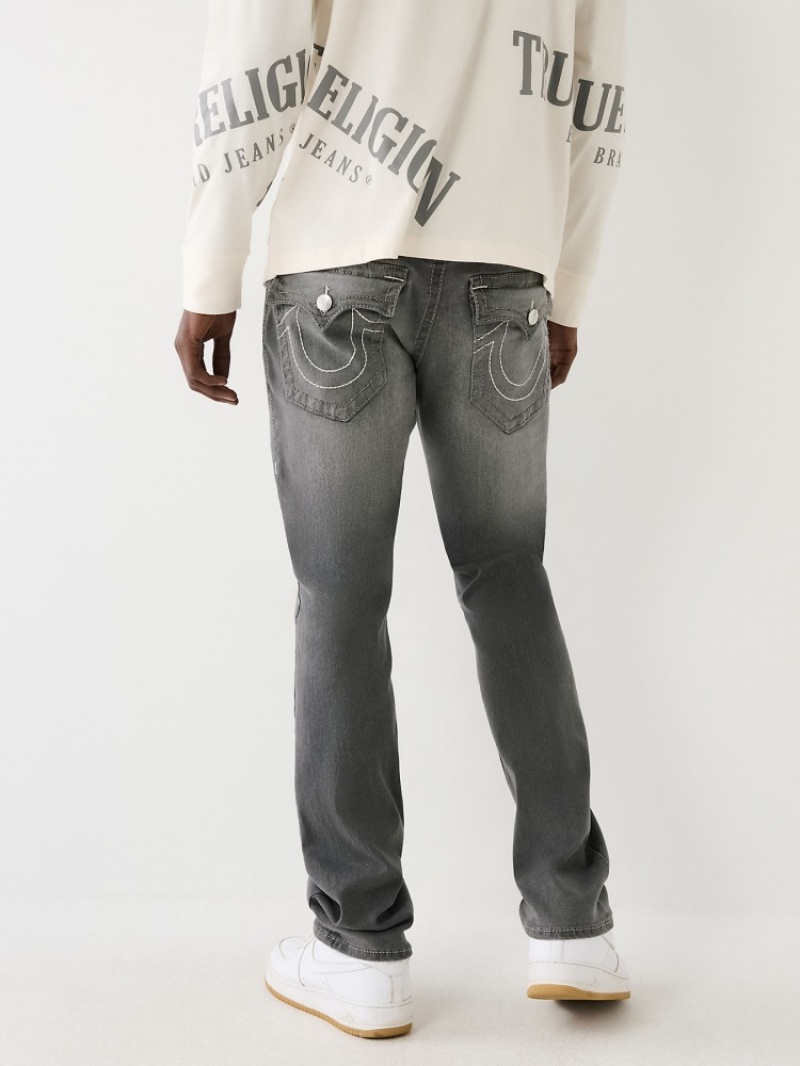 Straight Leg Jeans True Religion Ricky Big T Stitch Homme Jaune | WNT-46152835