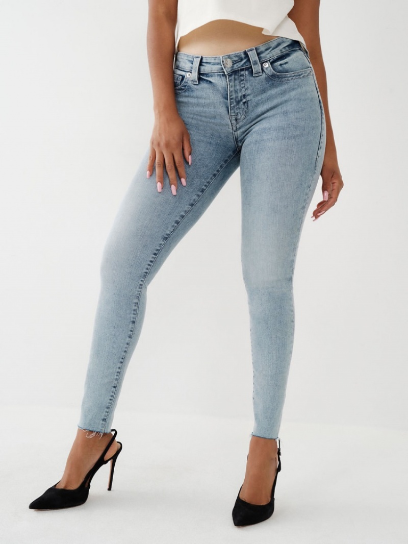 Curvy Skinny Jeans True Religion Jennie Mid Rise Femme Kaki | XJO-87365734