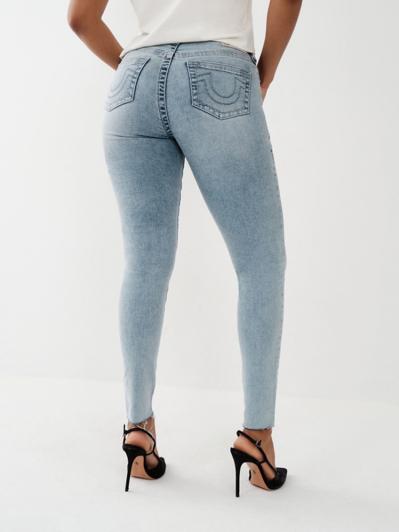 Curvy Skinny Jeans True Religion Jennie Mid Rise Femme Kaki | XJO-87365734