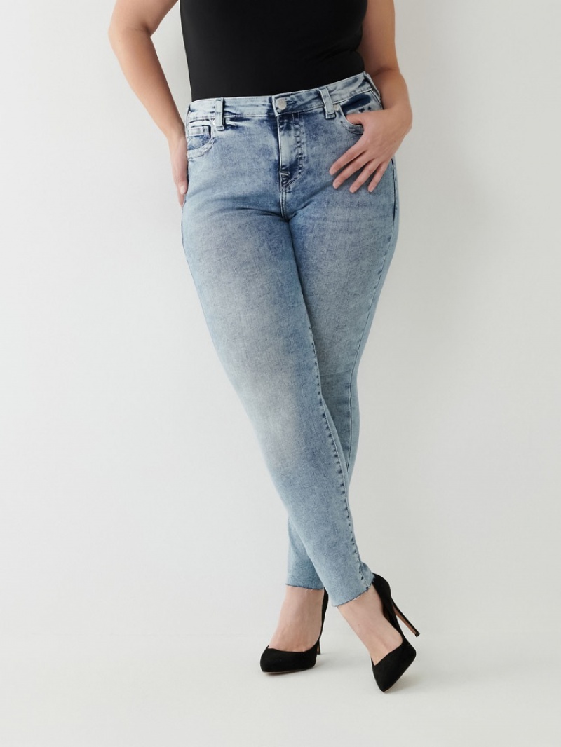 Curvy Skinny Jeans True Religion Jennie Mid Rise Femme Kaki | XJO-87365734