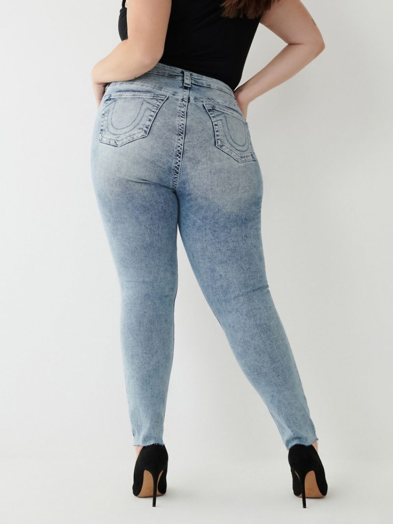 Curvy Skinny Jeans True Religion Jennie Mid Rise Femme Kaki | XJO-87365734