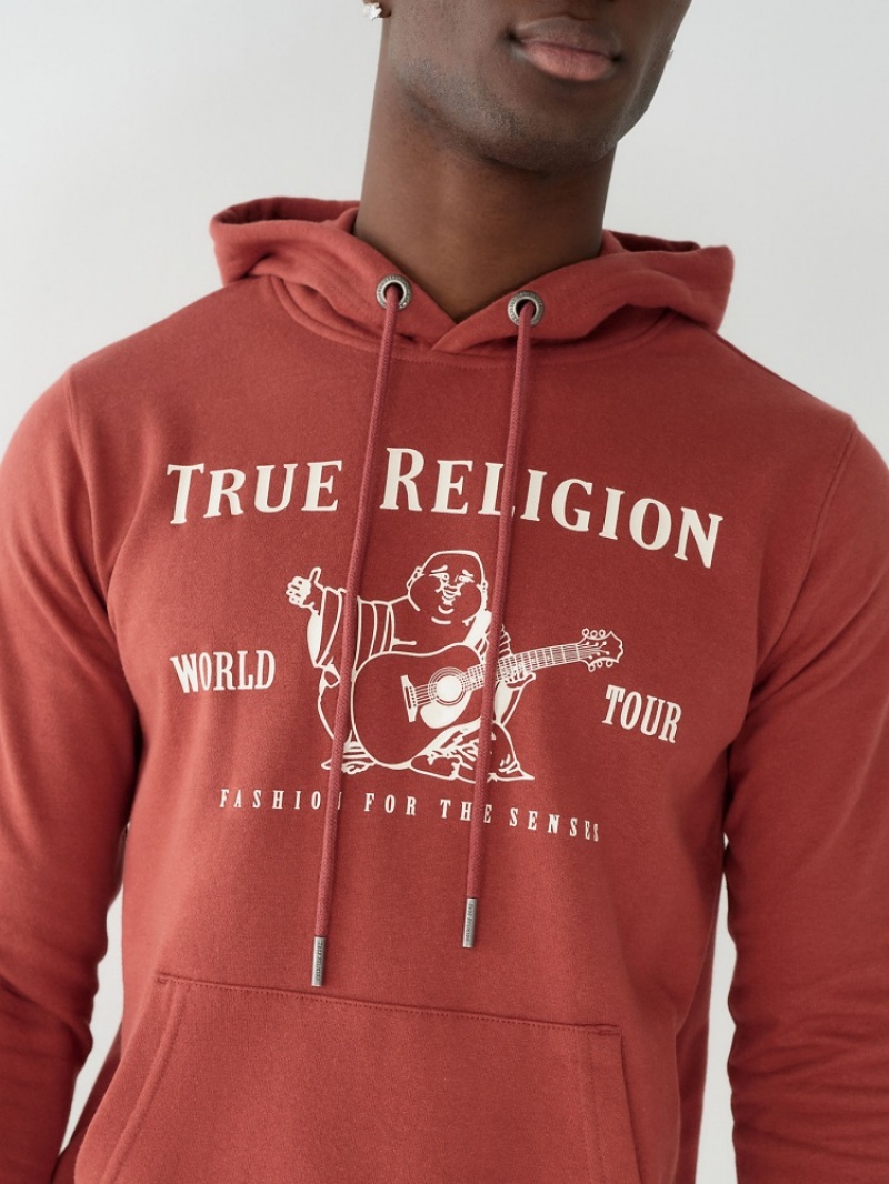 Sweat a Capuche True Religion Buddha Logo Homme Bleu | AMX-90070290