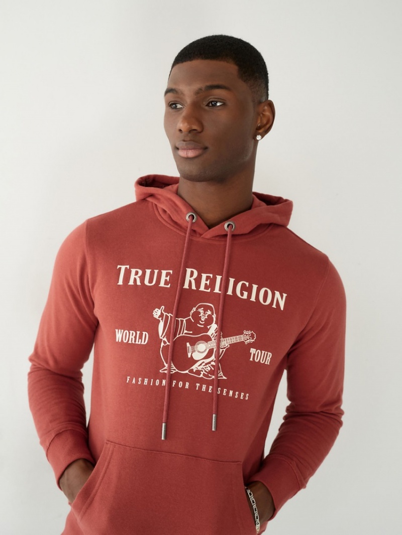 Sweat a Capuche True Religion Buddha Logo Homme Bleu | AMX-90070290