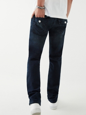 Slim Jeans True Religion Geno Big T Stitch Homme Bleu | DKF-48767875