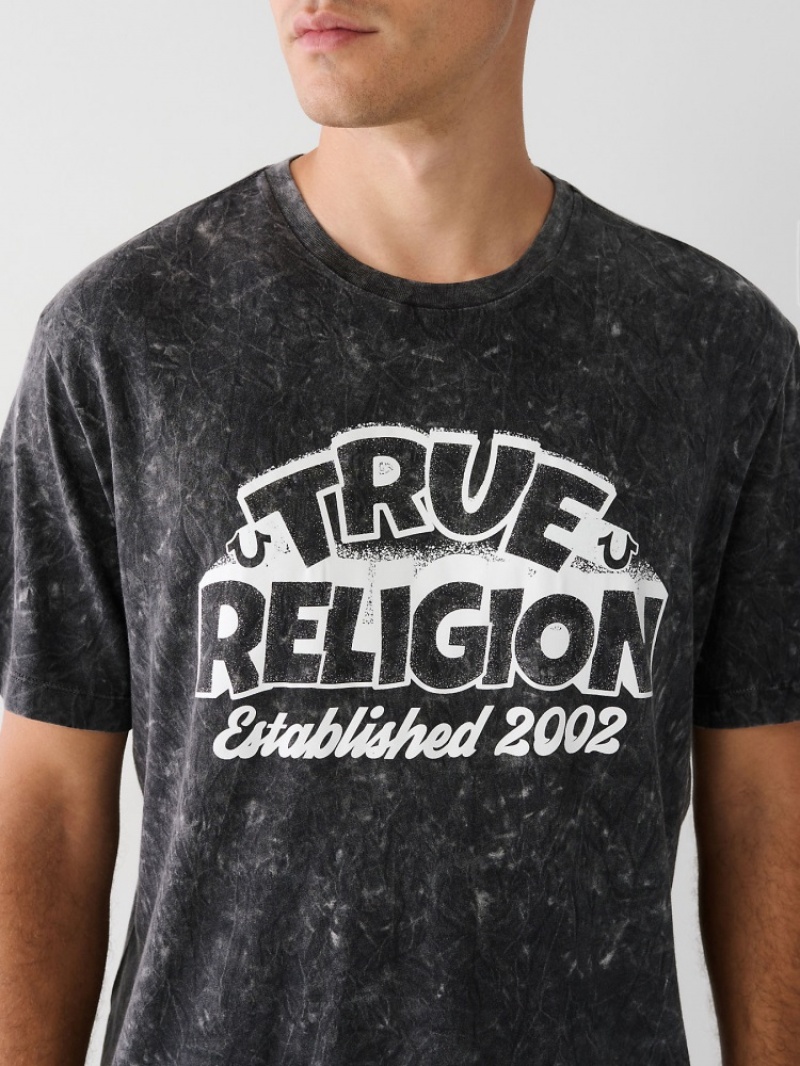 T Shirts True Religion True Relaxed Homme Bleu Marine | HLG-10862747