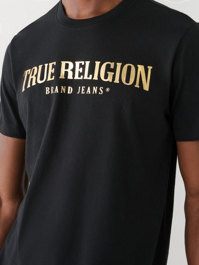 T Shirts True Religion True Logo Homme Blanche Bleu Marine | KIO-81411970