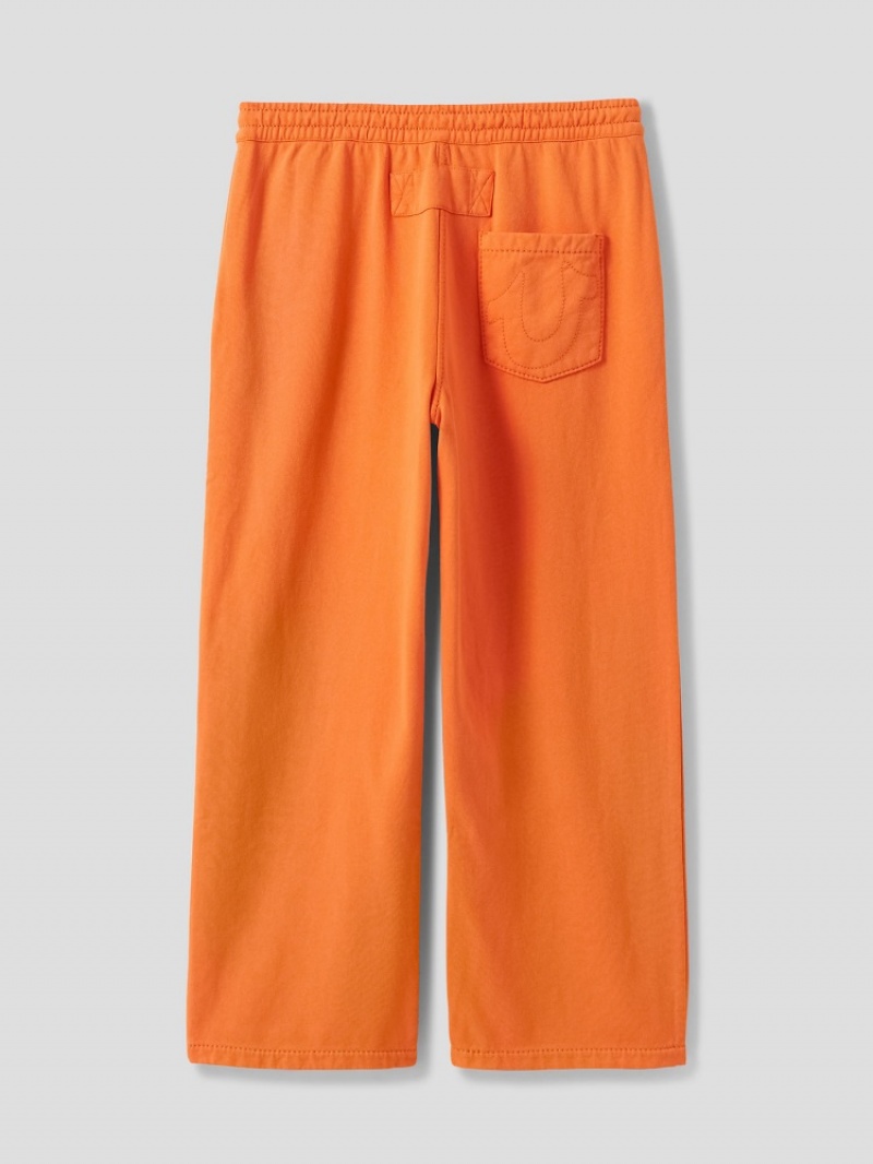 Pantalon Survêtement True Religion Sebastien Ami X True Religion Big Rick Sweat Pant Homme Orange Rose | DVY-99274643