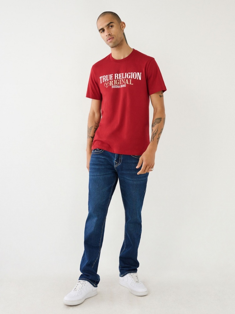 T Shirts True Religion True Logo Homme Beige | MNA-48684119