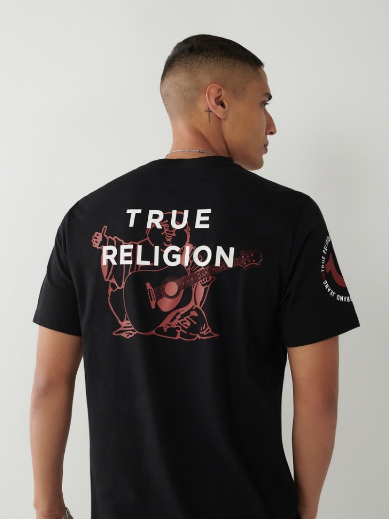 T Shirts True Religion True Logo Homme Kaki | ZCY-73255068