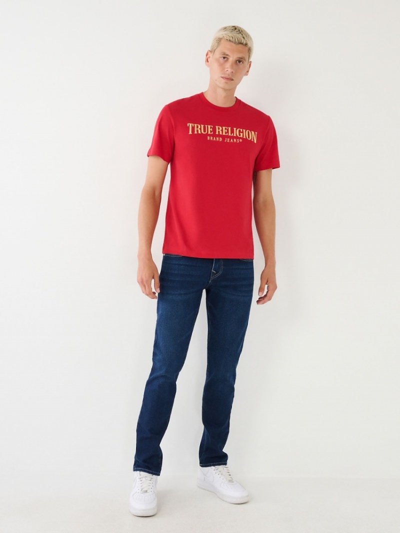 T Shirts True Religion True Logo Homme Beige | STF-11407305