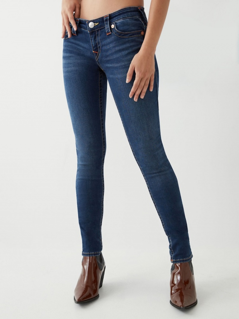 Jean Skinny True Religion Stella Femme Blanche Bleu | KOS-18720705