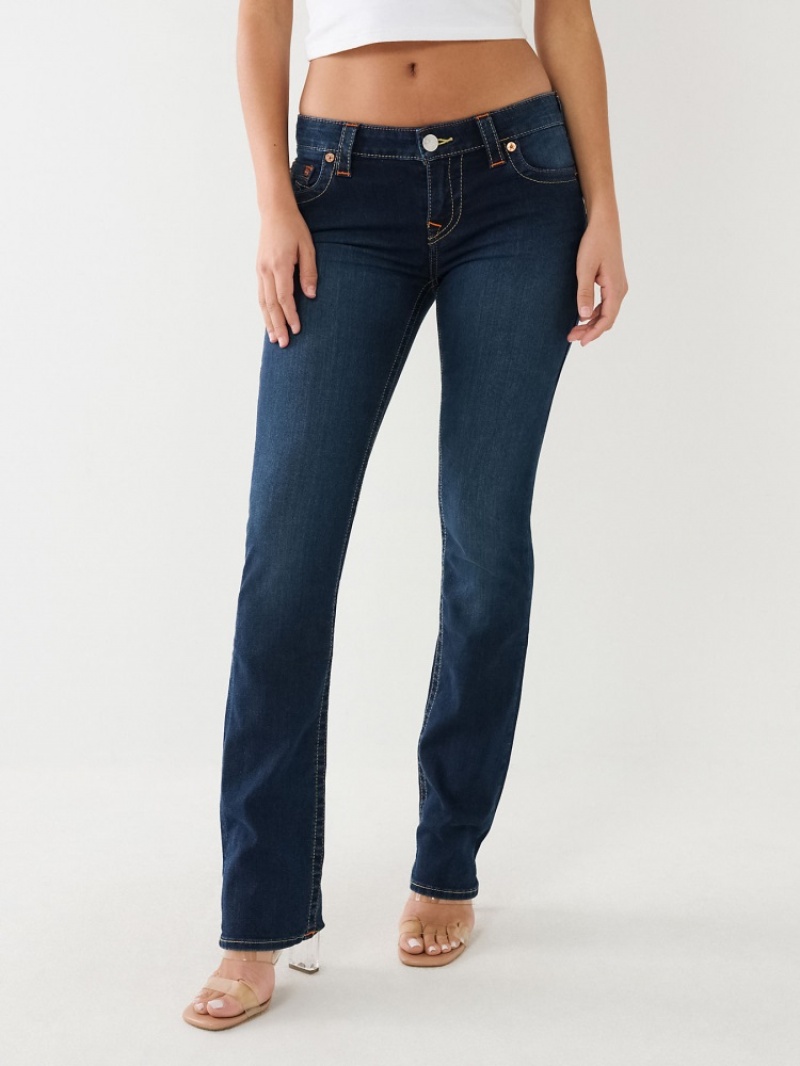 Straight Fit Jeans True Religion Billie Femme Bleu | QOZ-35549712