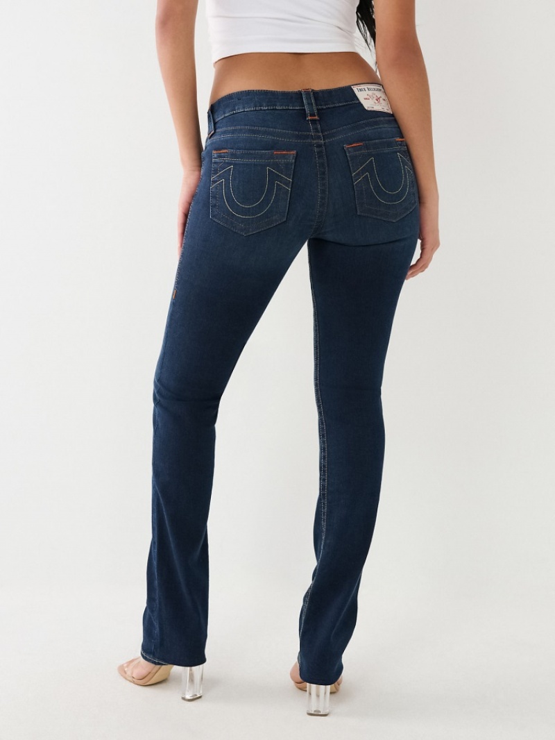 Straight Fit Jeans True Religion Billie Femme Bleu | QOZ-35549712