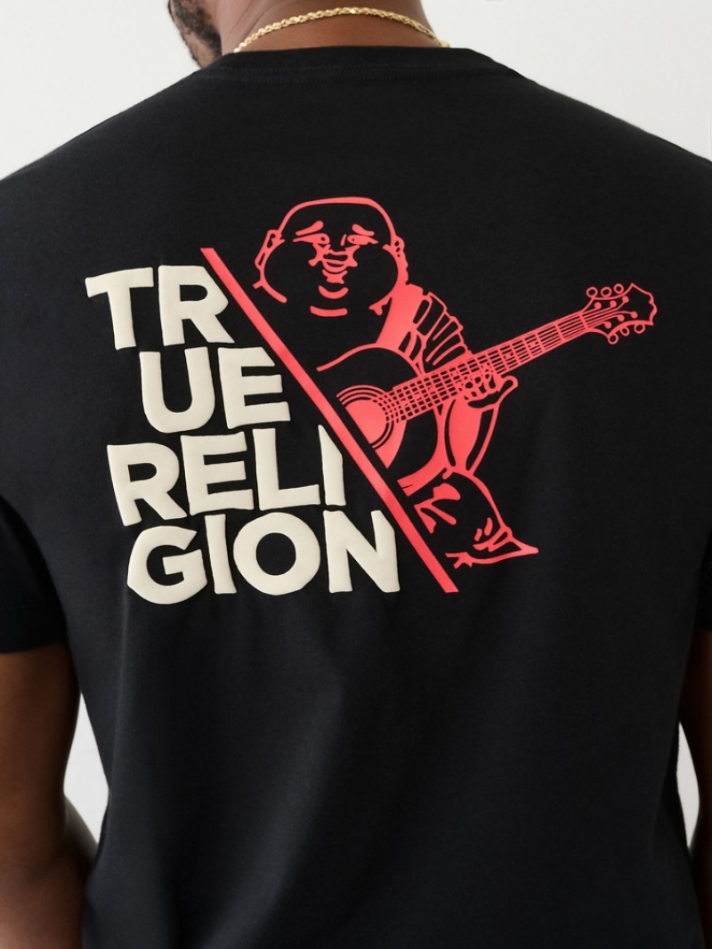 T Shirts True Religion True Buddha Homme Noir | CES-97931999