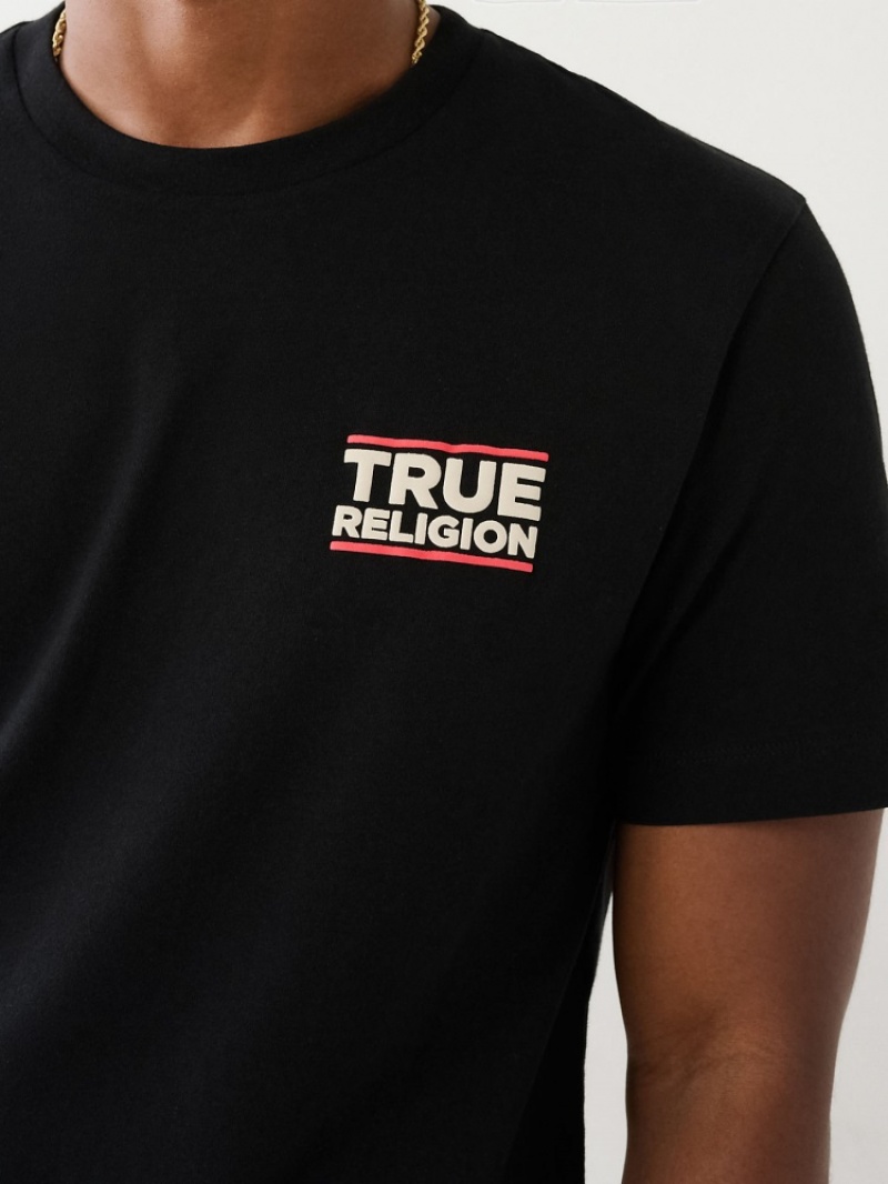 T Shirts True Religion True Buddha Homme Noir | CES-97931999