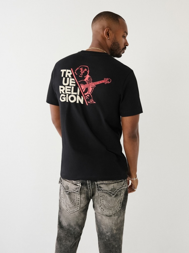 T Shirts True Religion True Buddha Homme Noir | CES-97931999