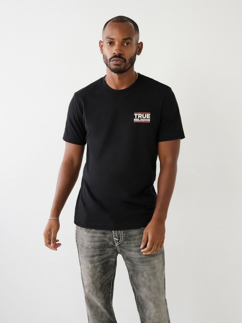 T Shirts True Religion True Buddha Homme Noir | CES-97931999