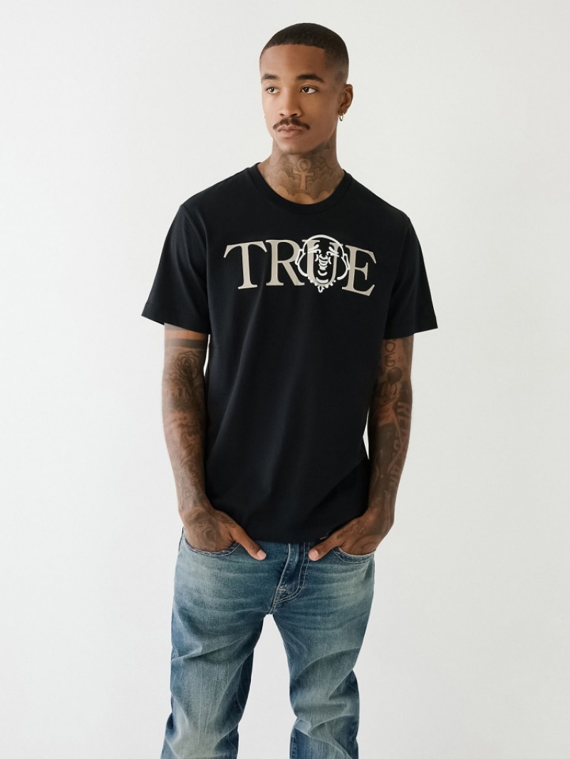 T Shirts True Religion True Buddha Logo Homme Vert Olive | BJO-53821472