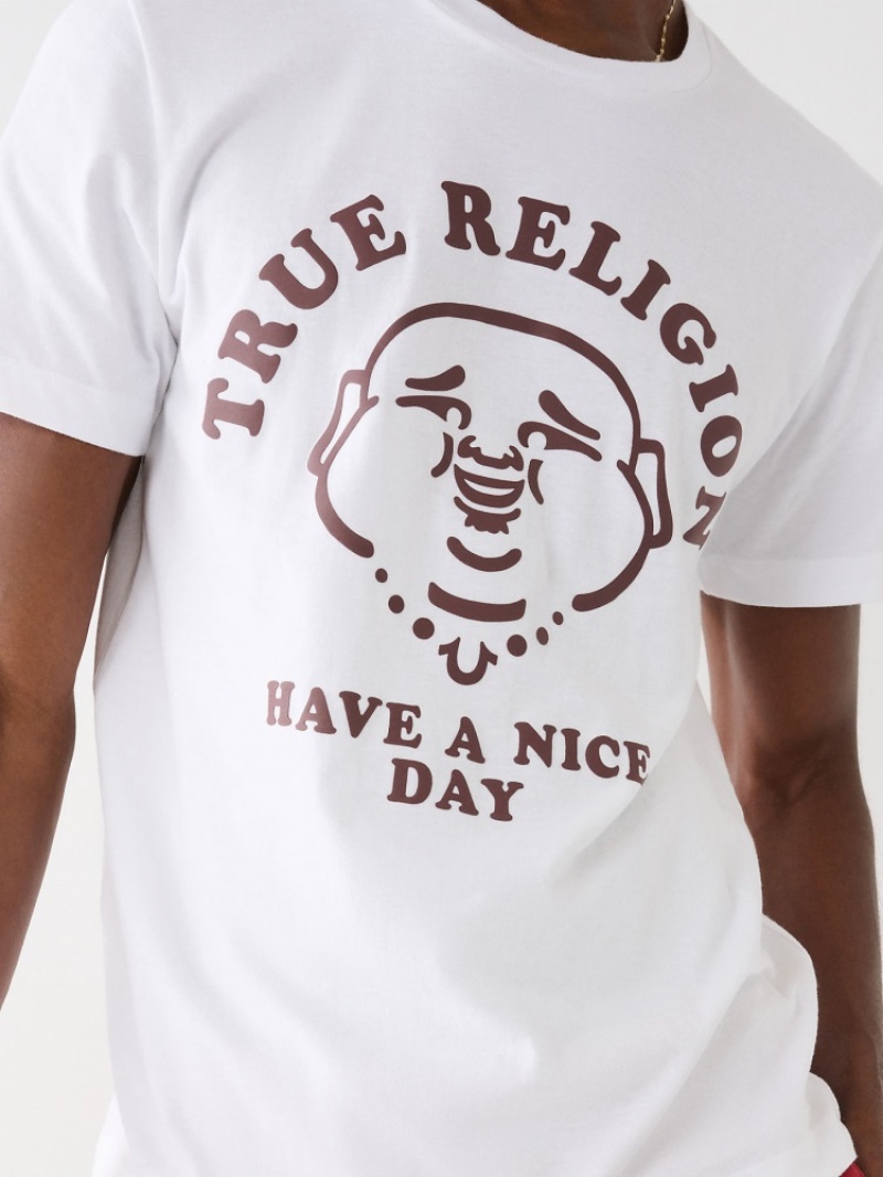 T Shirts True Religion Nice Day Homme Noir Jaune | CFM-15741566