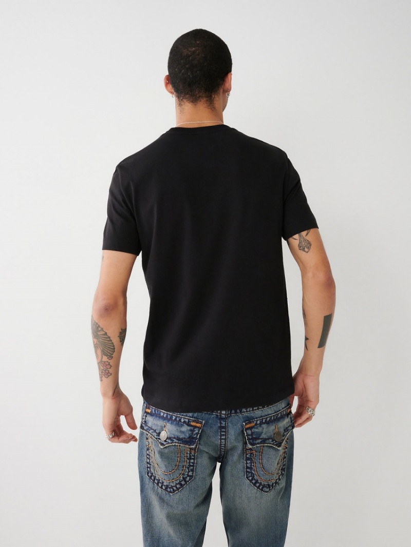 T Shirts True Religion Nice Day Homme Kaki | WQE-57612022