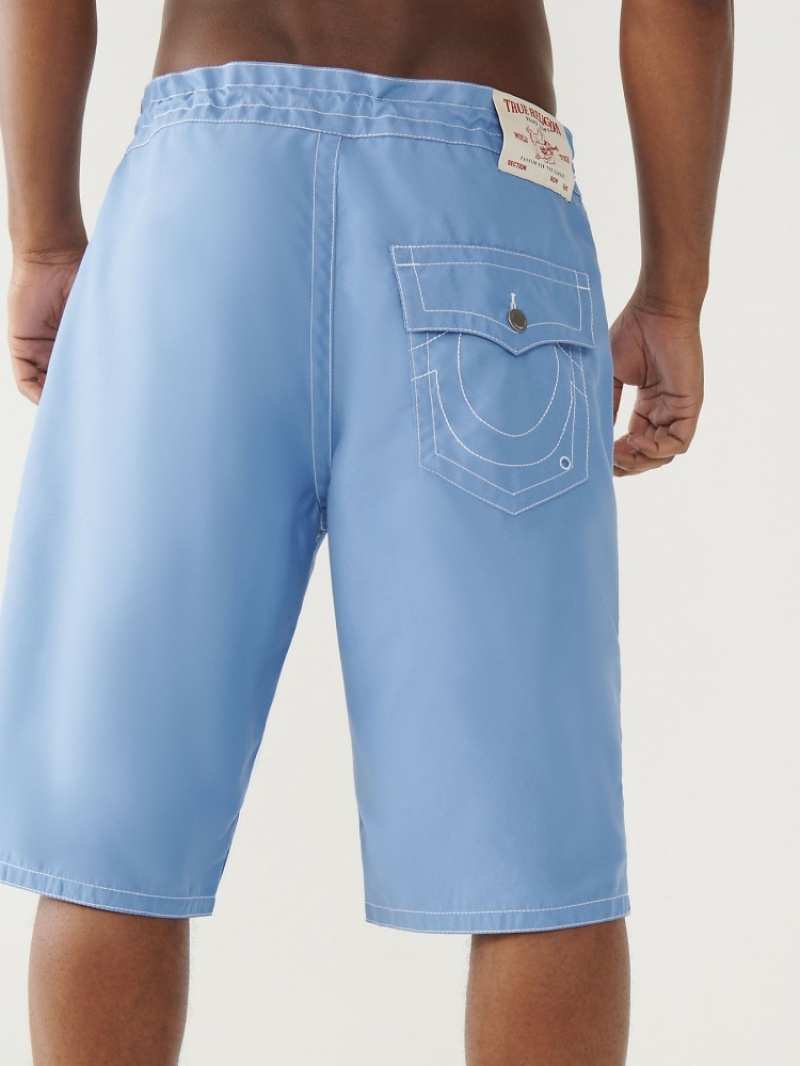 Short True Religion True Board Corta Homme Bleu | SGM-59581879