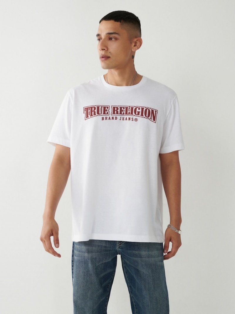 T Shirts True Religion Horseshoe Relaxed Homme Bleu Marine | NJV-70255585