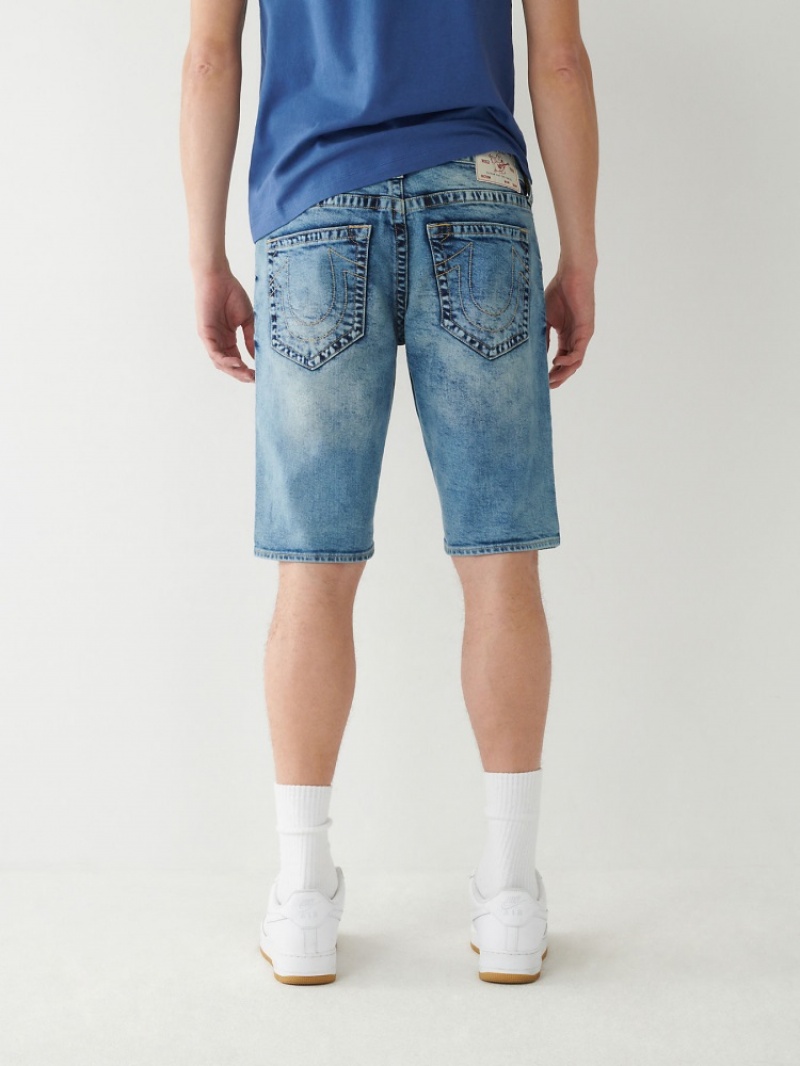 Short True Religion Ricky Droit Corta Homme Bleu Marine | CTJ-92669993