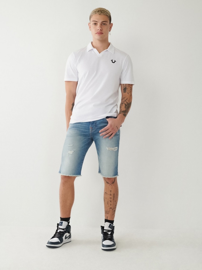 Short True Religion Ricky Droit Corta Homme Noir | OOS-42760126