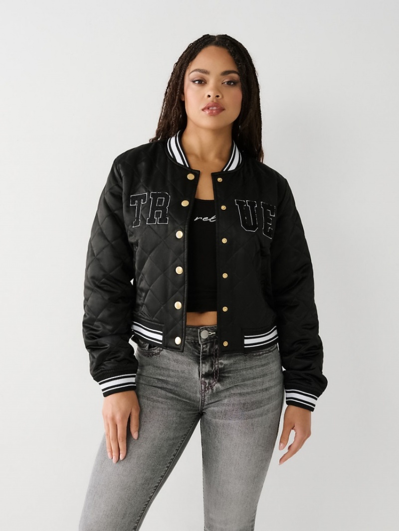 Veste Bomber True Religion True Femme Jaune | TNS-06542690